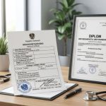 Indian nurse submitting qualification documents for Austrian Nostrifikation