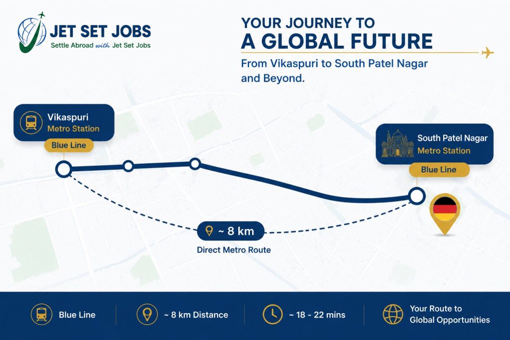 German language classes near Vikaspuri Delhi — Jet Set Jobs South Patel Nagar