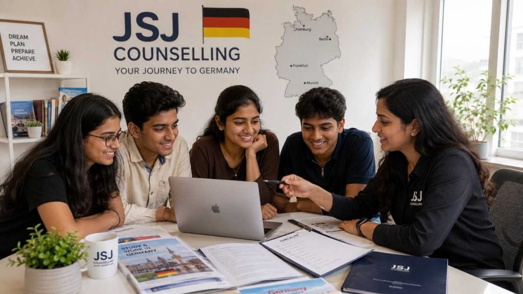 Indian student comparing the Ausbildung route with a direct job in Germany