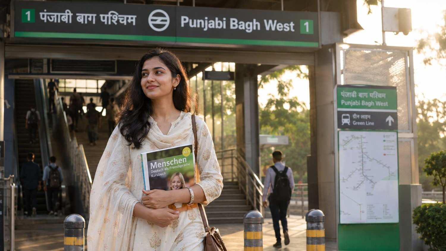 German language classes near Punjabi Bagh West Delhi Green Line Metro - Jet Set Jobs South Patel Nagar nursing Ausbildung