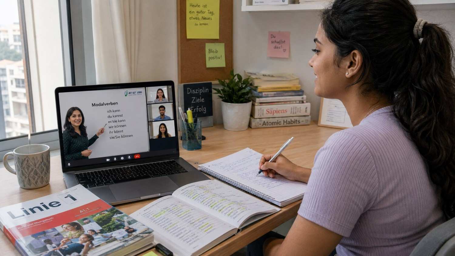 German language classes in Greater Noida — Jet Set Jobs online student learning at home
