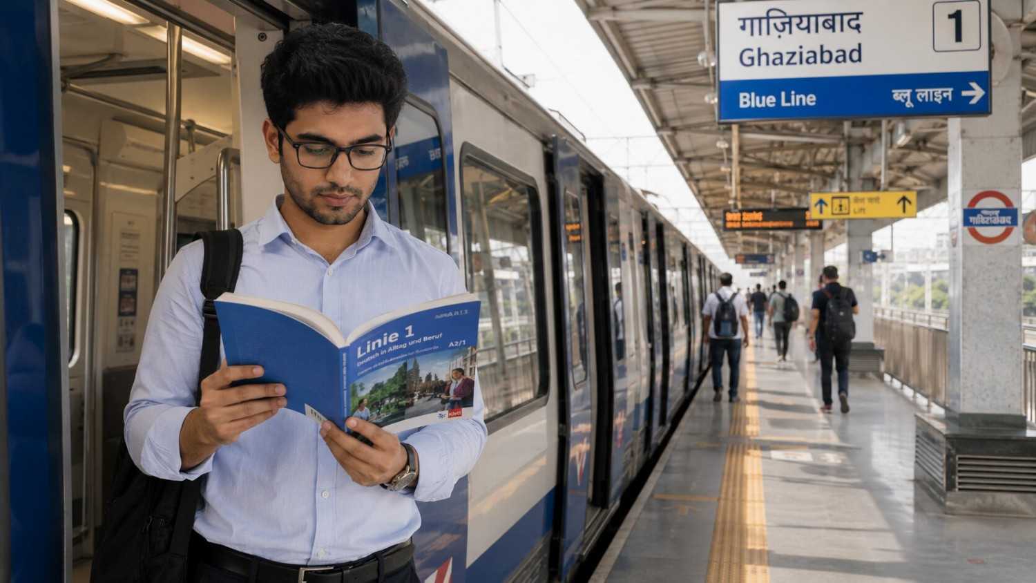 German classes near Vaishali Metro - Jet Set Jobs Blue Line and online