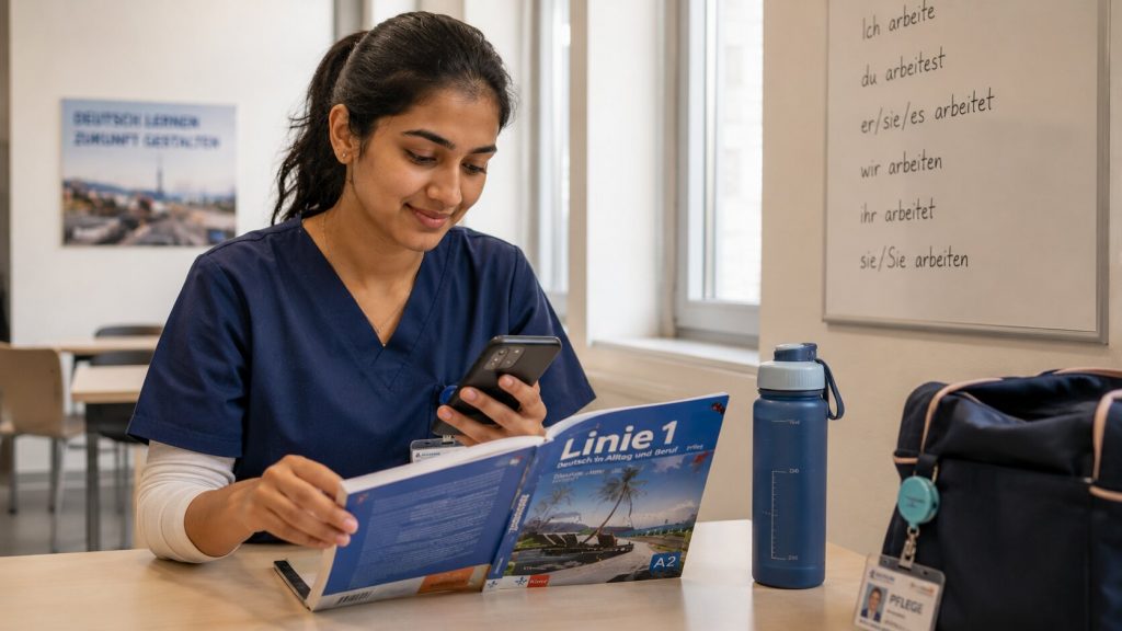 German classes for nurses near Rajendra Place and Karol Bagh hospitals - Jet Set Jobs