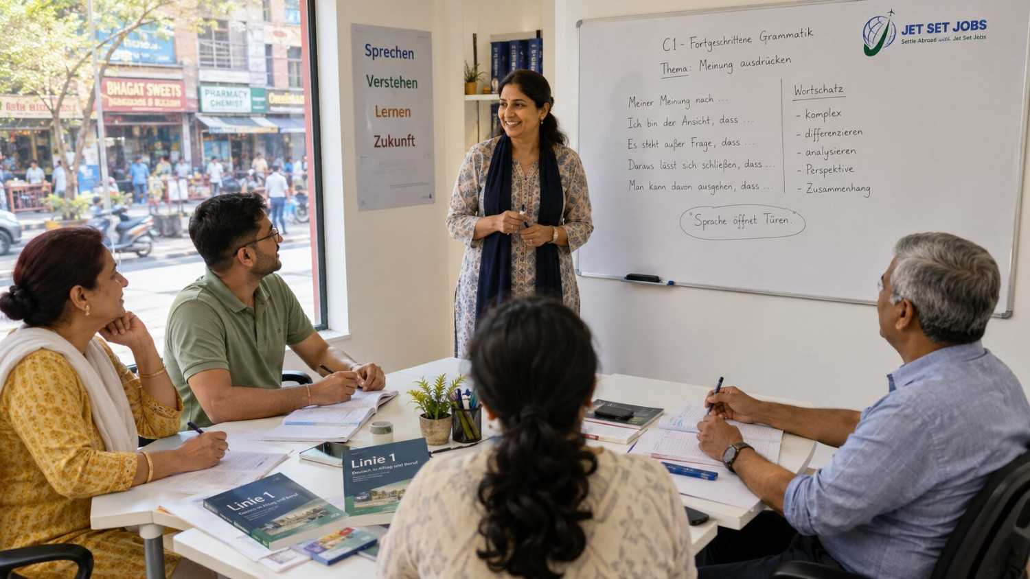 German classes in East Patel Nagar - Jet Set Jobs neighbourhood centre