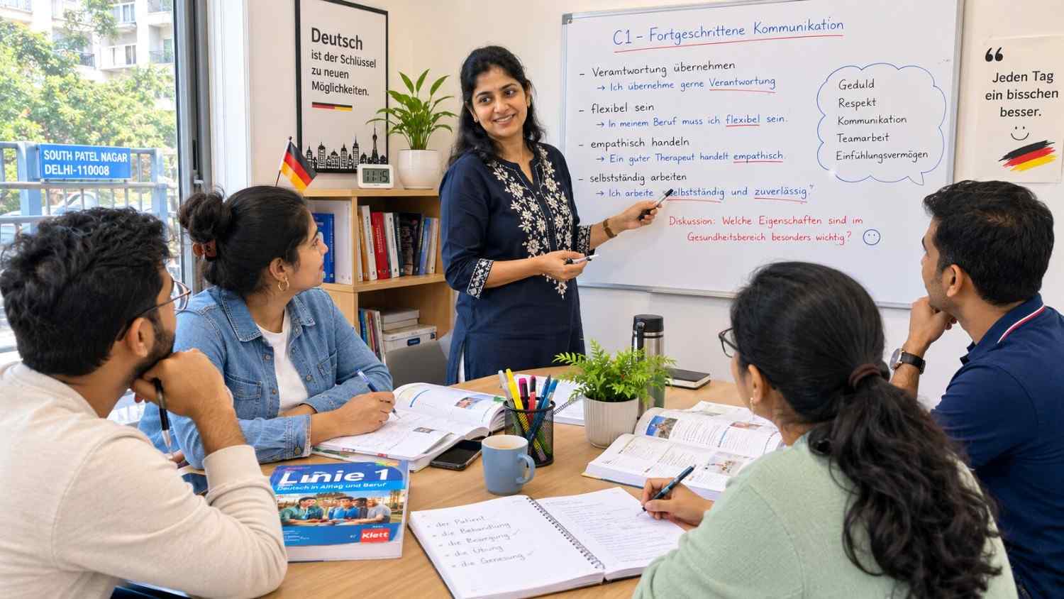 German classes in West Patel Nagar - Jet Set Jobs neighbourhood centre