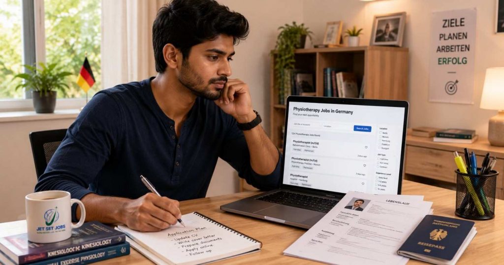Indian physiotherapist comparing Germany and Austria for a physiotherapy career in 2026