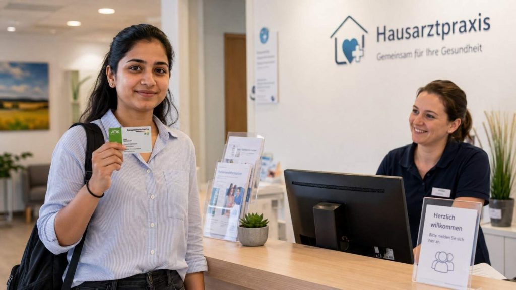 Indian Ausbildung trainee reassured about health insurance coverage in Germany