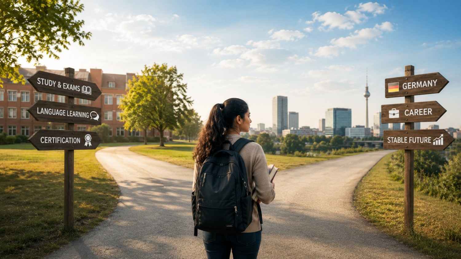 Indian student comparing MBBS abroad and Germany Ausbildung options after the NEET result